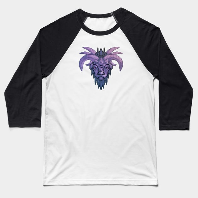 Demonic Argali Baseball T-Shirt by goretb